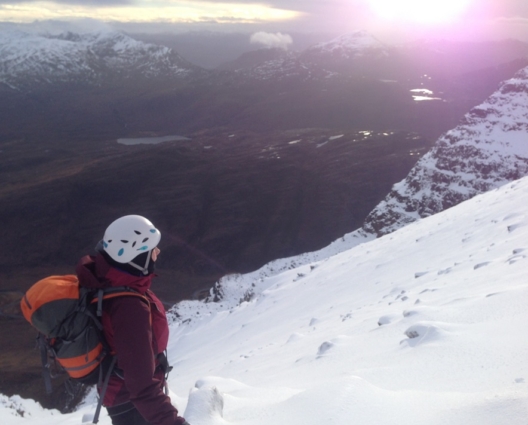 Sun over Maol Carn Dearg